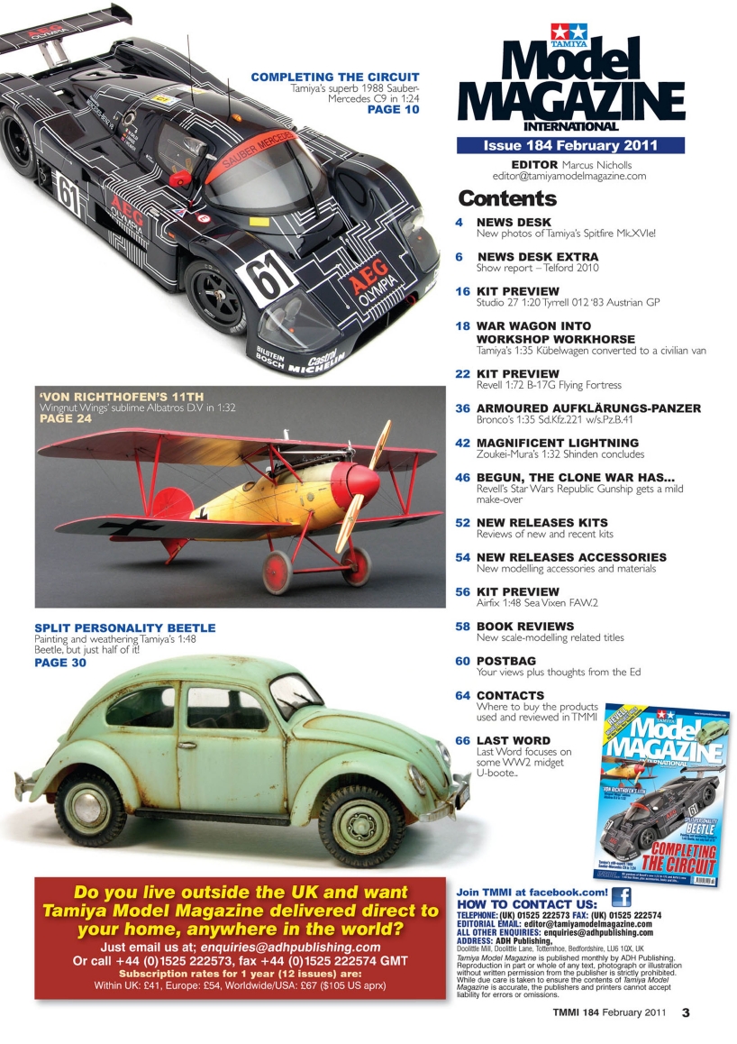 Tamiya Model Magazine 184 (2011-02)